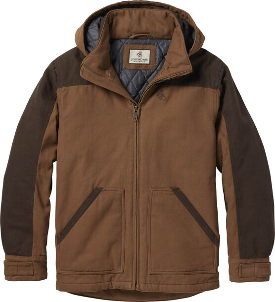  Legendary Whitetails Men's Canvas Cross Trail Workwear Coat,  Barley, Small: Clothing, Shoes & Jewelry
