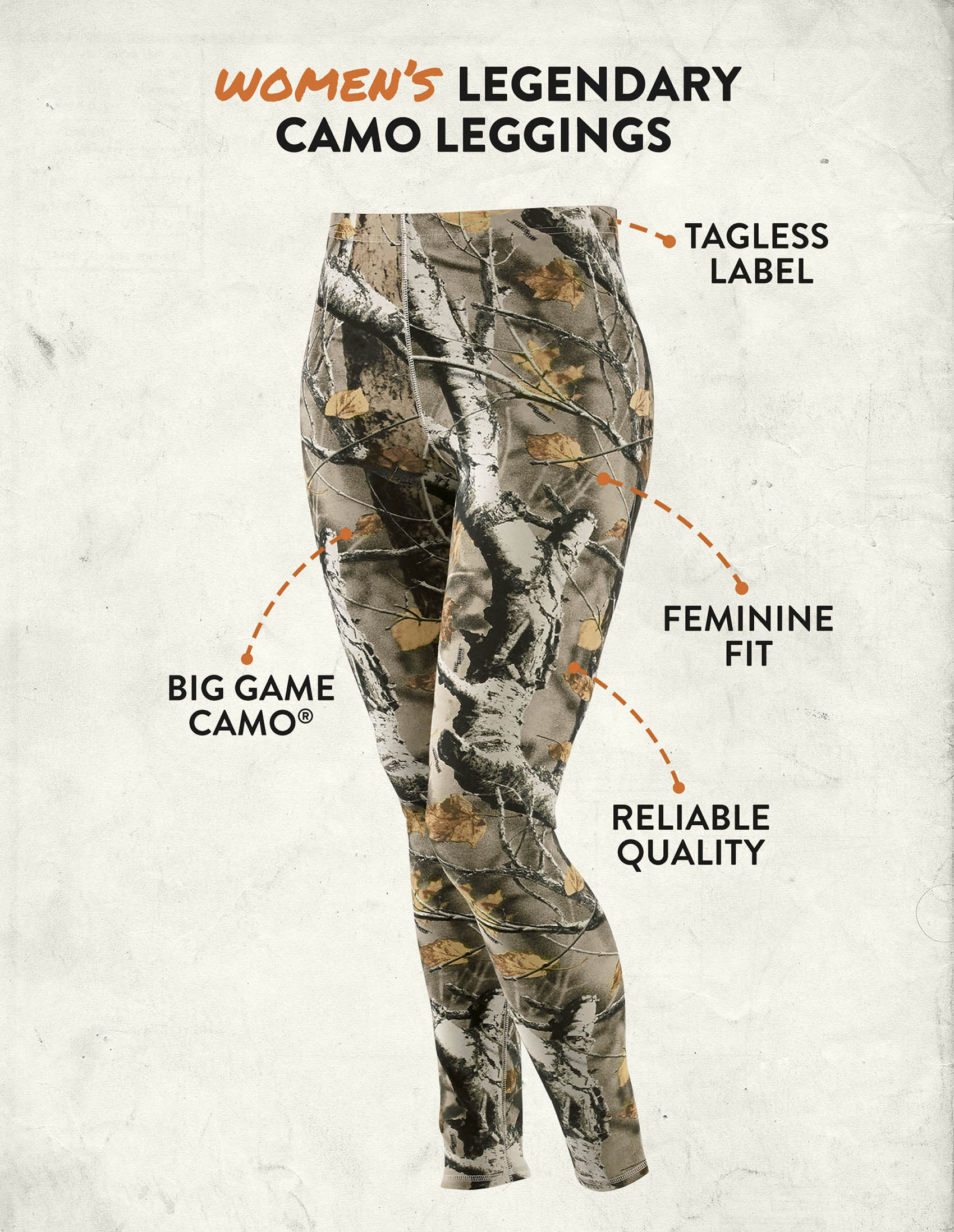 High Power Legging Print: White Camo - Online Only – Glyder