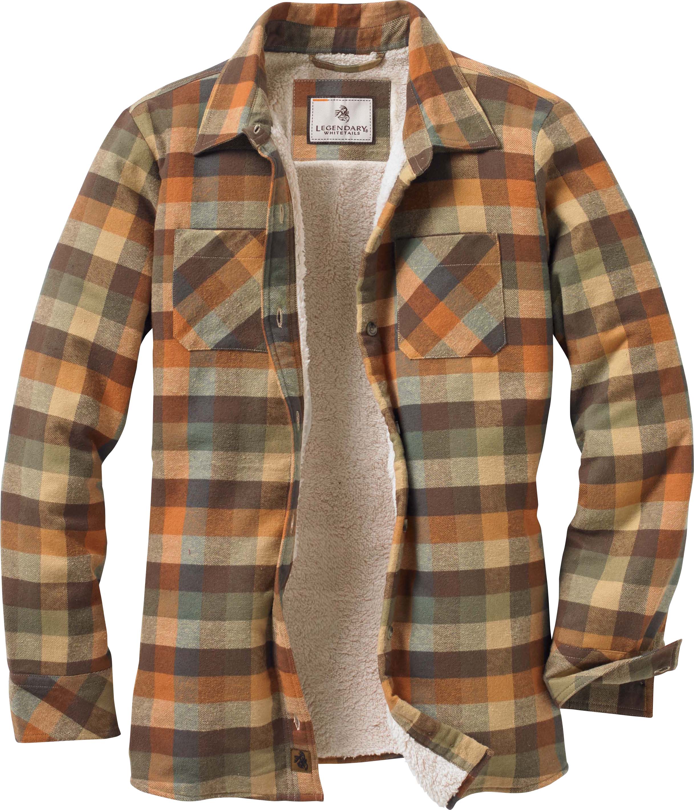 Womens Sherpa Fleece Lined Flannel Shirt Jacket Warm Button Up Plaid Shirt  Jac (